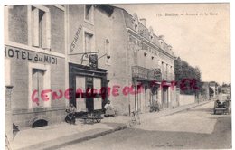 16- RUFFEC - AVENUE DE LA GARE- HOTEL DU MIDI -HOTEL RESTAURANT DE LA GARE -CHARENTE - Ruffec