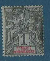 Madagascar Sainte Marie 1894 Yvert N° 1 - Gebruikt