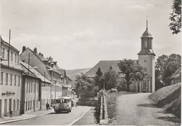 AK Grünhain Bäckerei Ikarus A Beierfeld Aue Schwarzenberg Lauter Bernsbach Elterlein Raschau Schwarzbach Erzgebirge DDR - Gruenhain