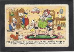 CPA Disney Walt Cochon Pig Séphériadès 12 Le Petit Chaperon Rouge Non Circulé - Autres & Non Classés