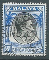 Singapour  - Yvert N° 17 B   Oblitéré  ( Dent 18 )    -  Bce 17212 - Singapore (...-1959)