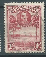 Sierra Leonne  Yvert N° 133 Oblitéré     , Bce 17239 - Sierra Leone (...-1960)