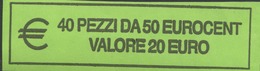 RARO - ITALIA  2018 - ROLL 50 CENT  ORIGINALE ZECCA - DATA VISIBILE - FDC - Rouleaux