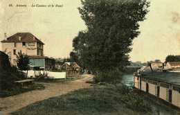 43...auvers...le Casino Et Le Pont..... - Sonstige & Ohne Zuordnung