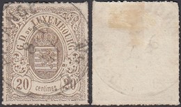 Luxembourg 1865 - Timbre Obliteré. Pri Fix Nr. 19 C -Curiositée (EB) DC-2845 - Andere & Zonder Classificatie