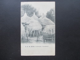 DSWA Kolonie AK Ovamboland Getreidedorf SB Stempel Swakopmund Nach Karibib Gesendet Mit Ak Stempel - Sud-Ouest Africain Allemand