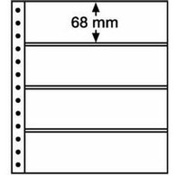 LEUCHTTURM R-Tafeln, 4er Einteilung, Schwarz, 5er Pack. - Other & Unclassified