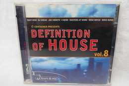 2 CDs "Definition Of House" DJ-Mix, Vol. 8 - Dance, Techno En House