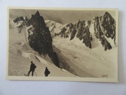 Massif Du Mont-Blanc N°31 - Glacier Du Géant - Carte Animée, Non-circulée - Alpinisme