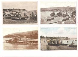 FOUR WEST BAY DUNOON ARGYLLSHIRE SCOTLAND  POSTCARDS - Argyllshire