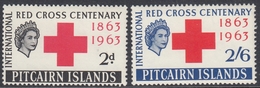 Monaco 1963 - Centenary Of International Red Cross - Mi 37-38 ** MNH - Pitcairn Islands