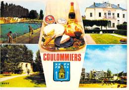 ** Lot De 2 Cartes ** 77 - COULOMMIERS : Jolies Multivues - CPSM CPM Grand Format - Seine Et Marne - Coulommiers