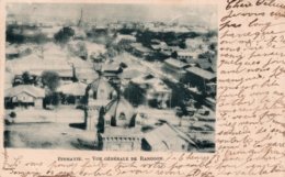 CPA     BIRMANIE---VUE GENERALE DE RANGOON---1905---FORMAT 85 * 136mm - Myanmar (Burma)