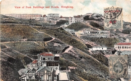 ¤¤  -   CHINE   -  HONGKONG   -  View Of Peak Building And Roads   -  Oblitération    -   ¤¤ - Cina (Hong Kong)