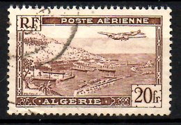 ALGERIE. PA 4 Oblitéré De 1946. Avion Survolant La Rade D'Alger. - Posta Aerea