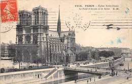 75004-PARIS- NOTRE DAME DE PARIS- LE PONT D'ARCOLE ET LA SEINE - Notre Dame Von Paris