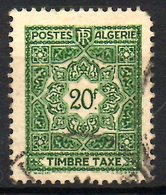 ALGERIE. Timbre-taxe N°45 Oblitéré De 1947-55. - Postage Due