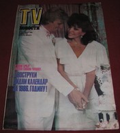 Joan Collins Peter Holm TV NOVOSTI Yugoslavian December 1985  VERY RARE - Magazines