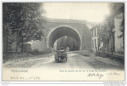 HERBEUMONT ..-- Pont Sur La Ligne BERTRIX - MUNO . Attelage De Chiens . - Herbeumont