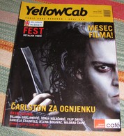 Johnny Depp As Sweeney Todd YELLOWCAB Serbian February 2008 VERY RARE - Magazines