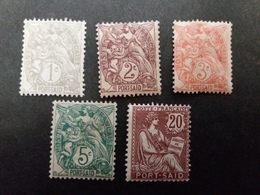 France (ex-colonies & Protectorats) > Port-Saïd (1899-1931) > Neufs N° 20/24 Et 27 ** - Unused Stamps