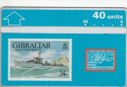 Gibraltar -  Warships 1993 - HMAS Waterhen - Gibilterra