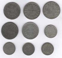 Lot De 9 Fausses Monnaies France - Exonumia - Varianten En Curiosa