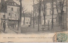 75 PARIS  Montmartre Première Mairie De Montmartre En 1789 , Sur La Place Du Tertre - Arrondissement: 18