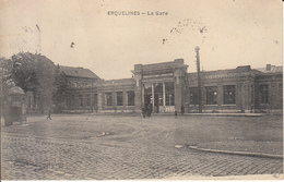 Erquelines - La Gare (animée, Edit Longfils Merelle, 1920) - Erquelinnes