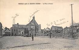 80-NESLE- APRES LA GRANDE GEURRE- LA PLACE D'ARMES - Nesle