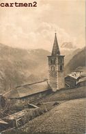 FINHAUT L'EGLISE ET LES AIGUILLES ROUGES VALAIS SUISSE - Finhaut