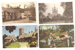 FOUR ISLE OF WIGHT OLD POSTCARDS - Otros & Sin Clasificación