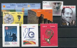 RC 12459 ESPAGNE 2010 TIMBRES NEUFS ** A LA FACIALE - Unused Stamps