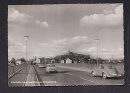 CPSM ALLEMAGNE - SIEGBURG - Neue Siegbrücke Und Michaelsberg TB PLAN AUTOMOBILES Sur Pont COCCINELLE - Siegburg