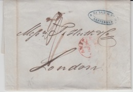 NEDERLAND USED COVER 18 SEPTEMBER 1848 AMSTERDAM LONDON - ...-1852 Voorlopers