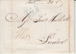 NEDERLAND USED COVER 18 SEPTEMBER 1838 AMSTERDAM LONDON - ...-1852 Voorlopers