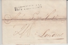 NEDERLAND USED COVER 21 JUNE 1823 ROTTERDAM LONDON - ...-1852 Voorlopers