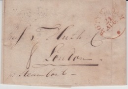 NEDERLAND USED COVER 21 AUGUST 1830 ROTTERDAM LONDON - ...-1852 Voorlopers