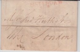 NEDERLAND USED COVER 21 MARCH 1817 AMSTERDAM LONDON - ...-1852 Voorlopers