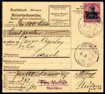 Beleg Deutsche Auslandspost Marokko - Other & Unclassified