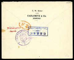 Beleg Deutsche Auslandspost China - Kriegspost - Altri & Non Classificati