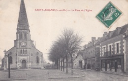 SAINT-AMAND (41)  Place De L'église - Saint Amand Longpre