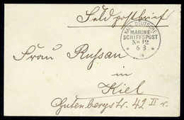 Beleg Deutsche Marine Schiffspost 1895-1939 - Other & Unclassified