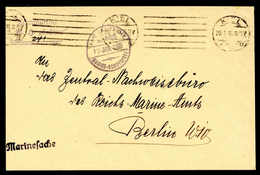 Beleg Deutsche Marine Schiffspost 1895-1939 - Andere & Zonder Classificatie