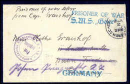 Beleg Deutsche Marine Schiffspost Interniertenpost 1914-1919 - Autres & Non Classés