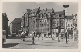 Foto Rohling Für AK Aue Stalinplatz Postplatz Schneeberger Straße Bus Bahnhof Busbahnhof A Schwarzenberg Erzgebirge DDR - Aue