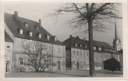 Foto Rohling AK Elterlein Markt Marktgasse Kirchgasse Zwönitzer Straße Bäckerei A Aue Annaberg Buchholz Erzgebirge DDR - Elterlein