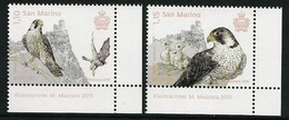 SAN MARINO/ SAINT-MARIN - EUROPA 2019 -NATIONAL BIRDS.-"AVES - BIRDS - VÖGEL -OISEAUX"- SERIE De 2 V. CH - 2019