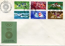 PORTUGAL FDC 1972 OLYMPIC GAMES.BARGAIN.!! - FDC