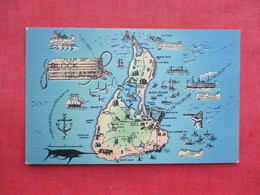 Map Of  Block Island     - Ref 3288 - Other & Unclassified